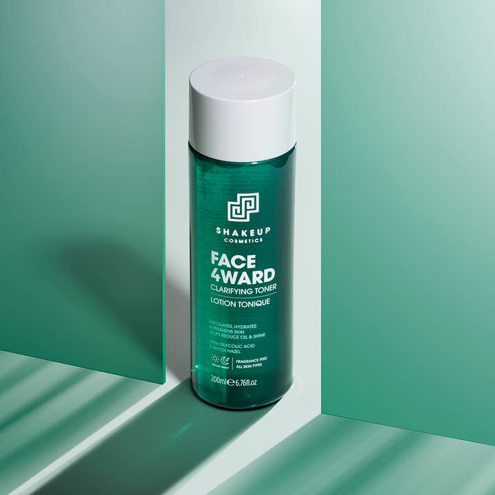 Shakeup Cosmetics - Wholesale Facial Toner - Men's - FACE 4WARD - Anti-blemish Toner for Men. Made in UK5