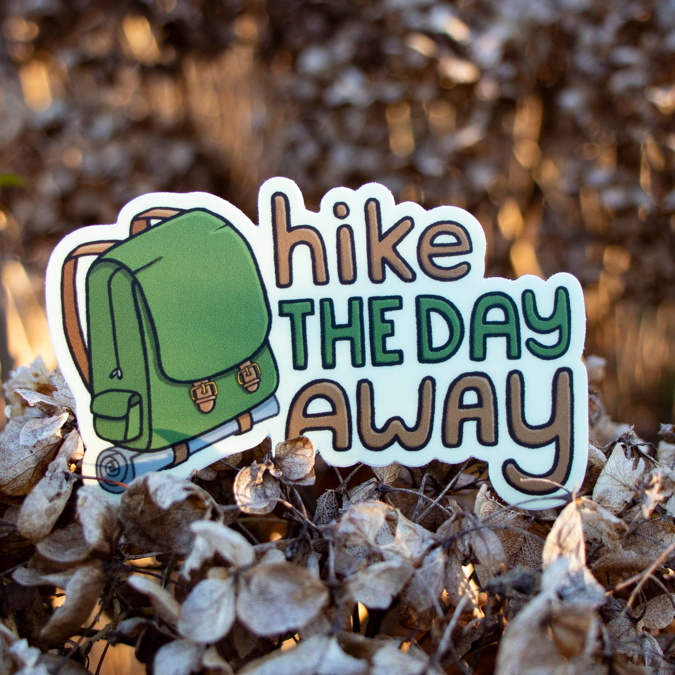 Little Hiker Bird - Wholesale Sticker - Hike the Day Away - Vinyl Sticker3