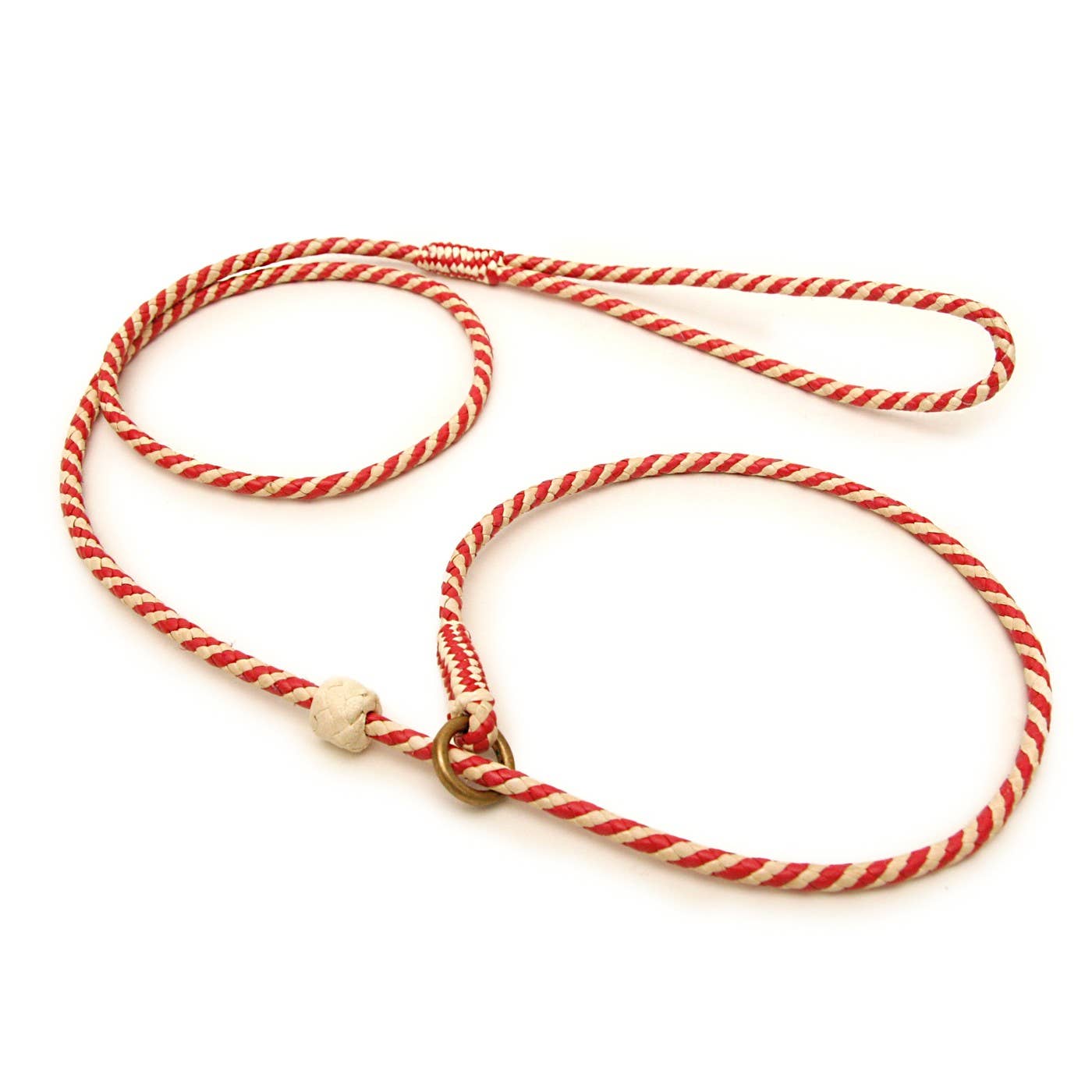 Alvalley - Wholesale Pet Leash - Dog - Braided Leather Slip Lead with Stopper13