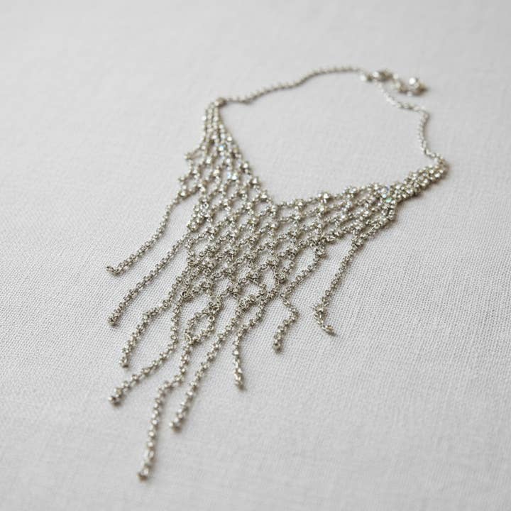 Zircon geometrisk kvast halskæde for engroshandel hos camilla dovey