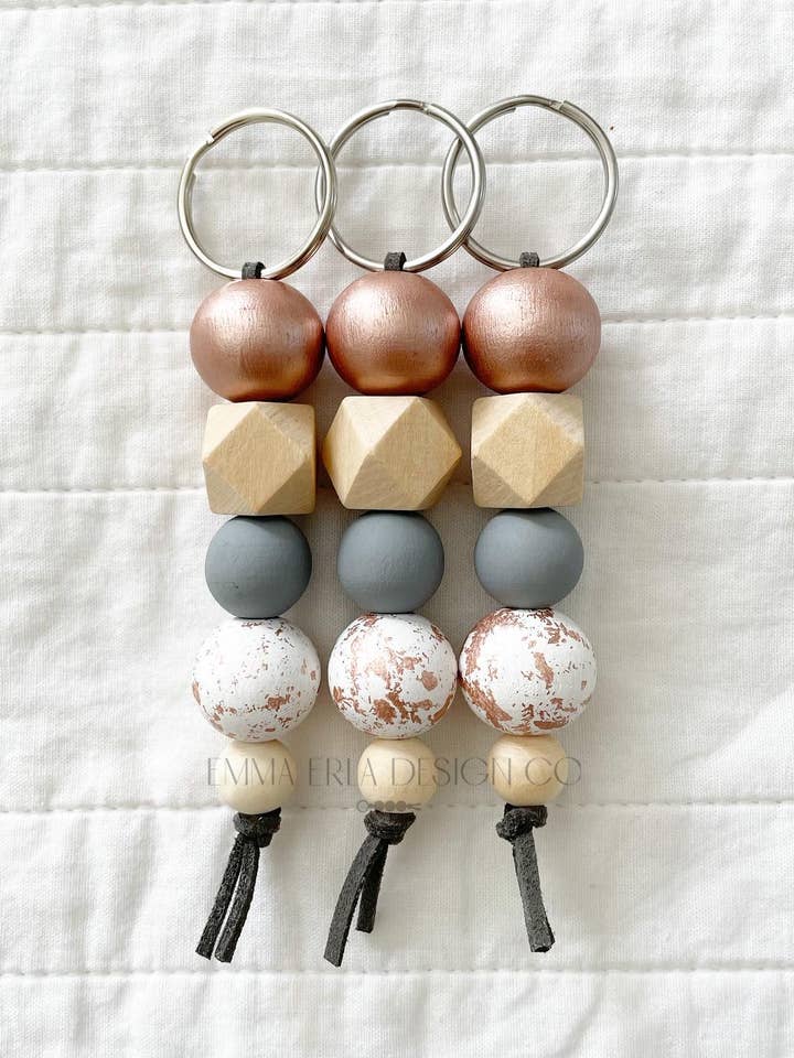 Clear Skies Keychain for wholesale by Emma Erla Design Co.