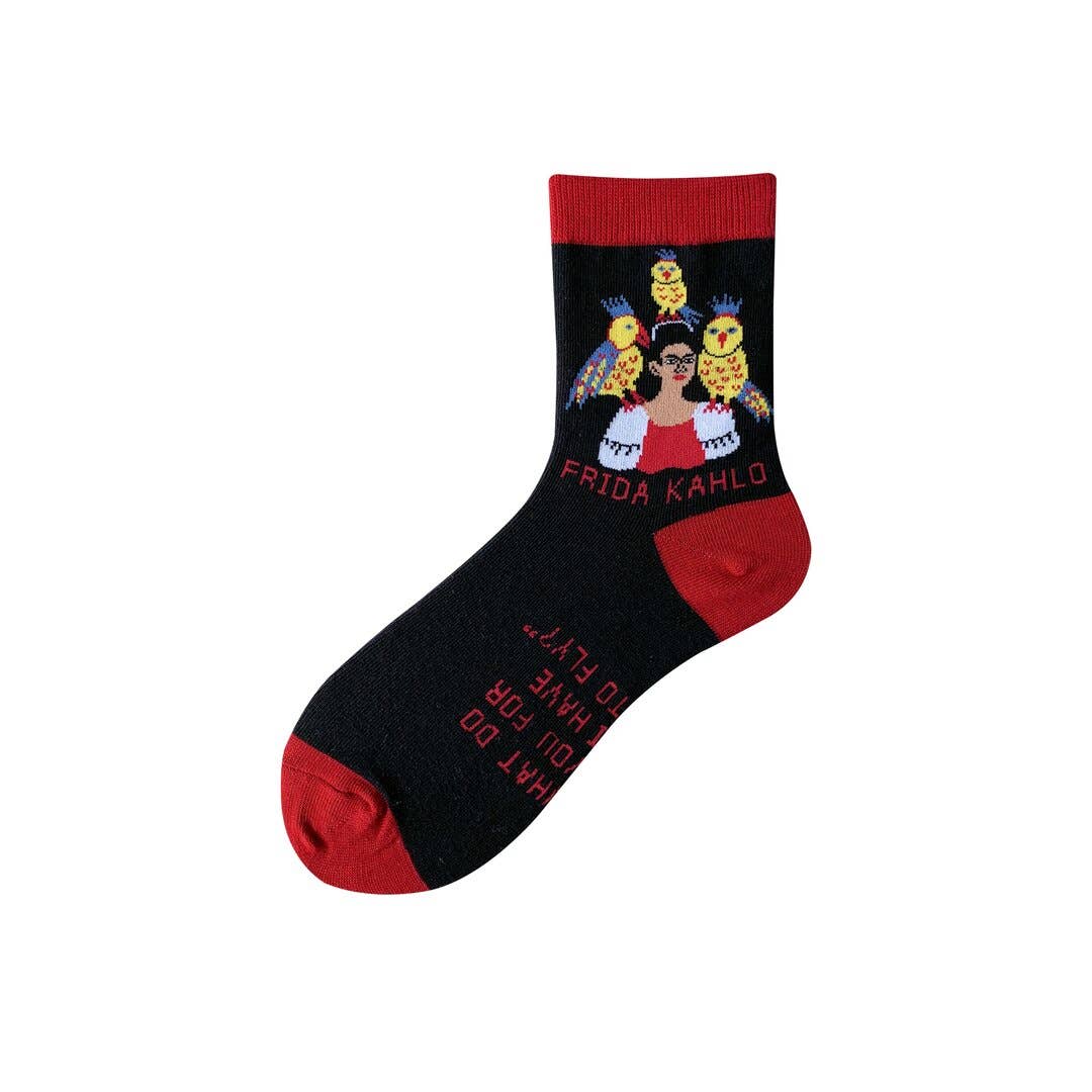 Maggie Stern Stitches - Wholesale Socks - Women's - Frida Kahlo Ankle Socks Medium7