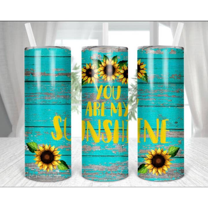 You Are My Sunshine- Tumbler for wholesale by Creations by Trudy