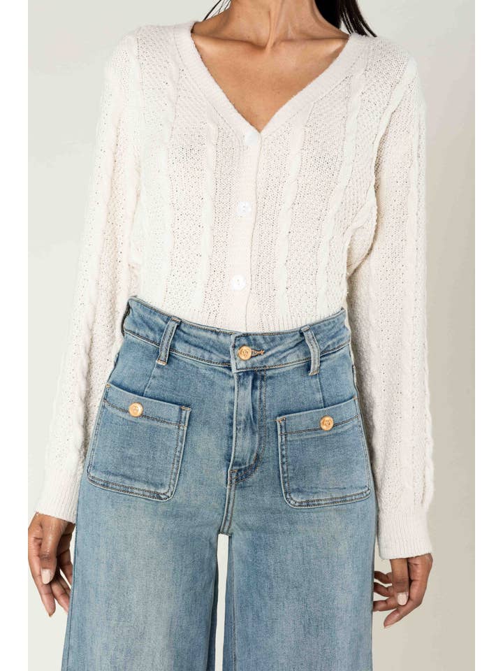 Nina Carter - Wholesale Jeans - Women's - Nina Carter super WIDE LEG high waist stretch YY30816