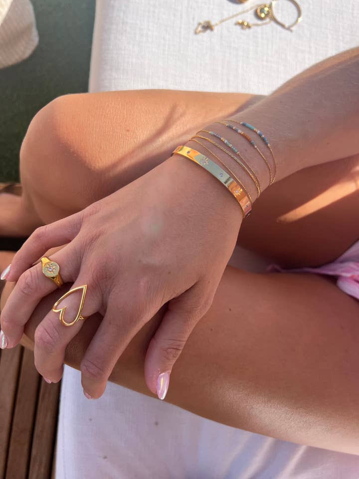 heart ring - now available in silver! for wholesale by bubs & sass