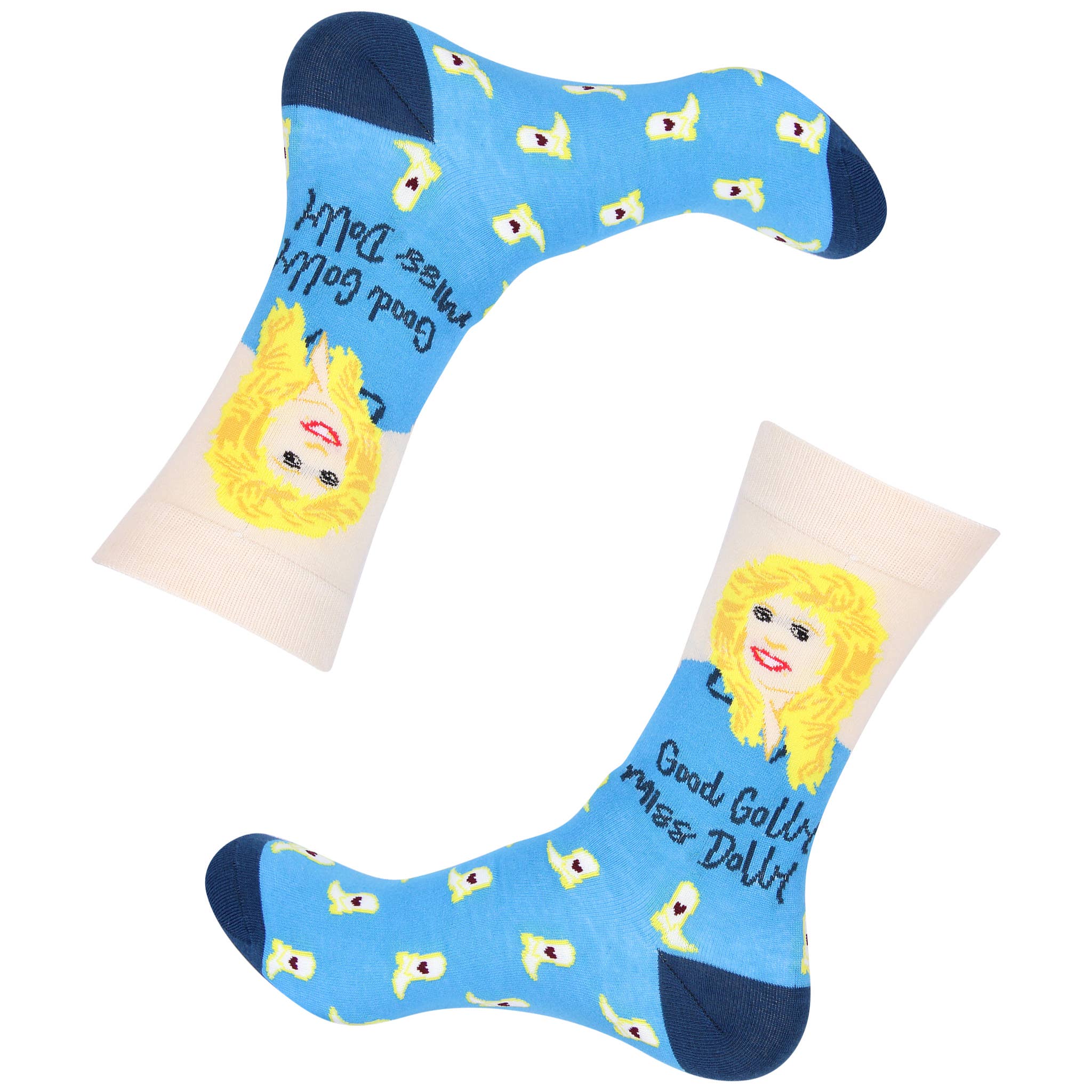 Barrel Down South - Wholesale Socks - Women's - Good Golly Miss Dolly Dolly Parton Inspired Socks2
