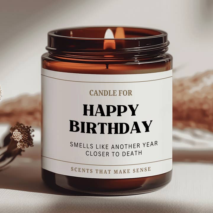 Happy Birthday Candle Birthday Gift for wholesale by Fragranced Humour