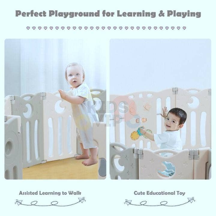 KIDS VIP – wholesale Classic toy – Kids – Indoor/Outdoor Foldable Playpen ? 20-Panel Safety Play Yard29