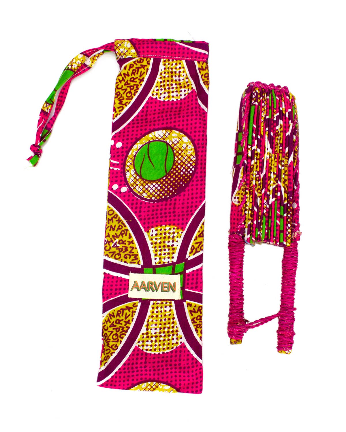 AARVEN – Großhandel 3D-Wandkunst – Ghanaische Stofffächer – 6er-Pack16