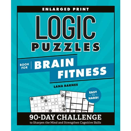 Logic Puzzles Book for Brain Fitness Revised for wholesale by Penguin Random House LLC