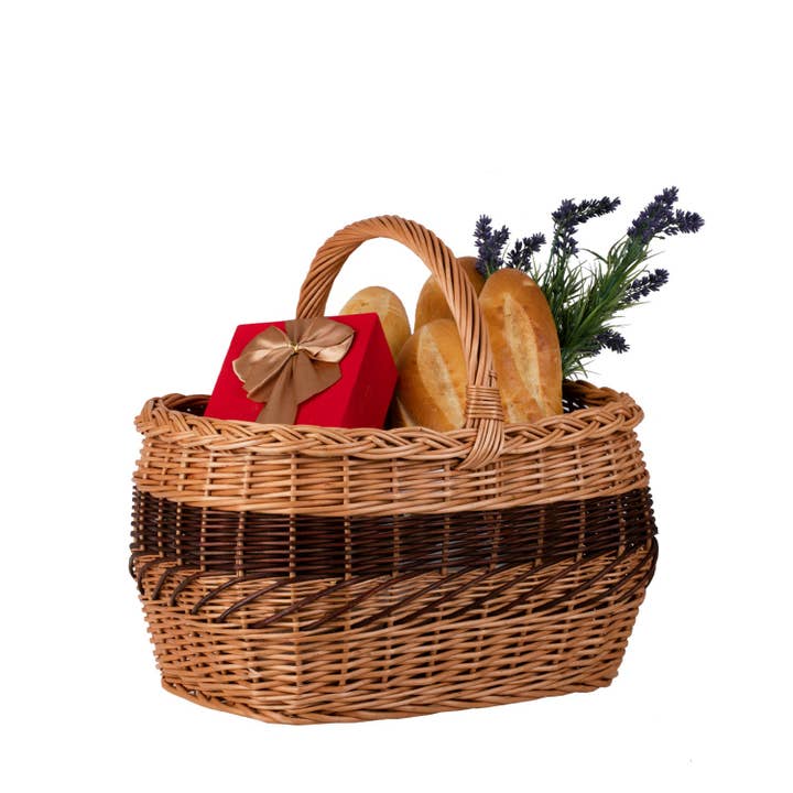 The Wicker Stories - Vendita all'ingrosso Cestini da picnic - Grande cesta in vimini, accessori per picnic e shopping7