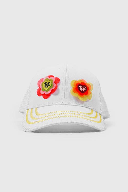 O別注 FAKE AS FLOWERS Studed faf mesh cap キャップ 帽子 「EXCLUSIVE」FAKE AS FLOWERS Studed FAF Mesh