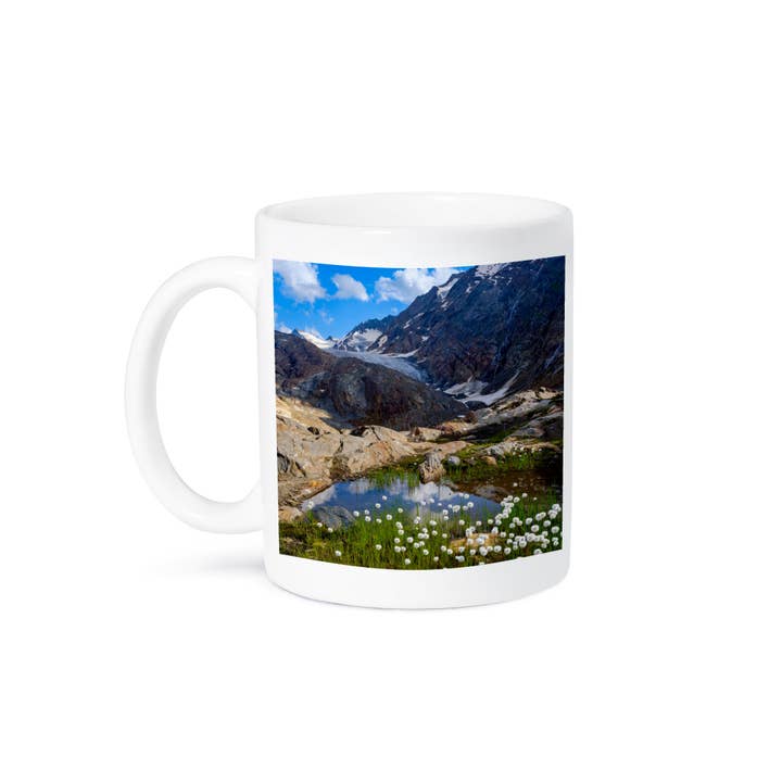 3dRose, Scheuchzers cotton grass at front of glacier. Otztal Alps, Austria., Mug and other Purchase Wholesale schnittmuster. Free Returns & Net 60 Terms on Faire trending on Faire.