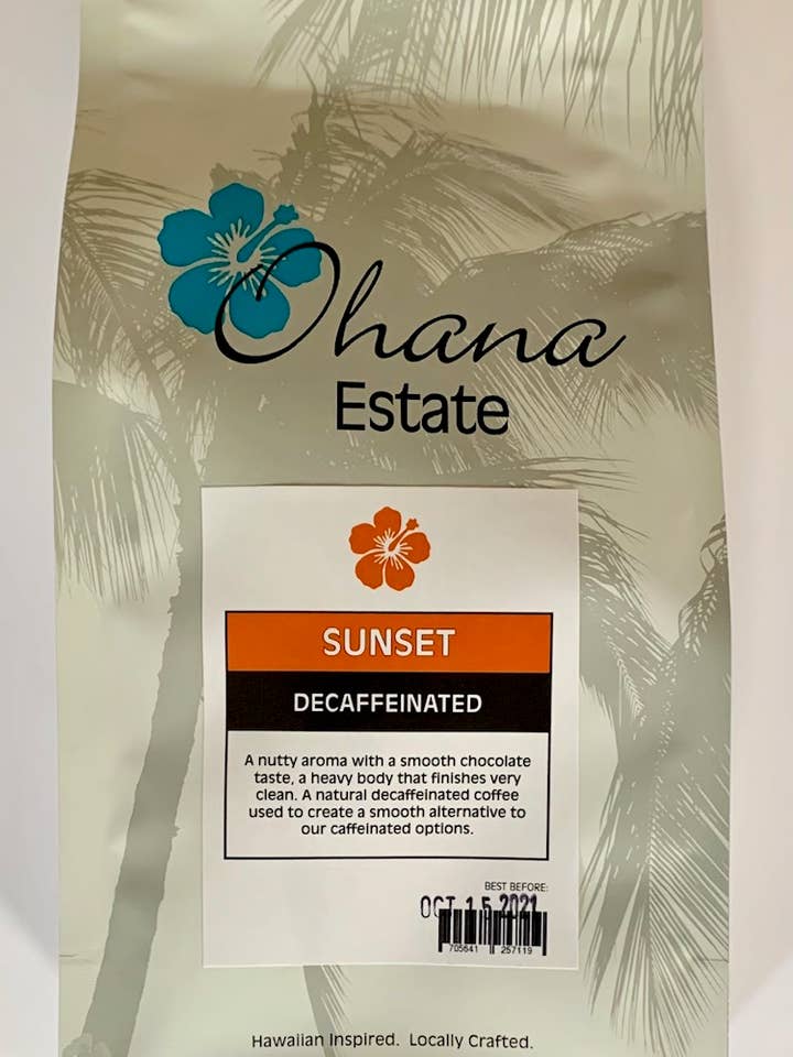 Café Ohana Estate - Sunset Decaf pour la vente par Ohana Estate Coffee