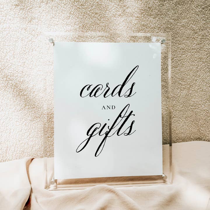 Catholic Wedding Signage, Gifts and Cards Tabletop Wedding Sign for wholesale by Pietà Paperie