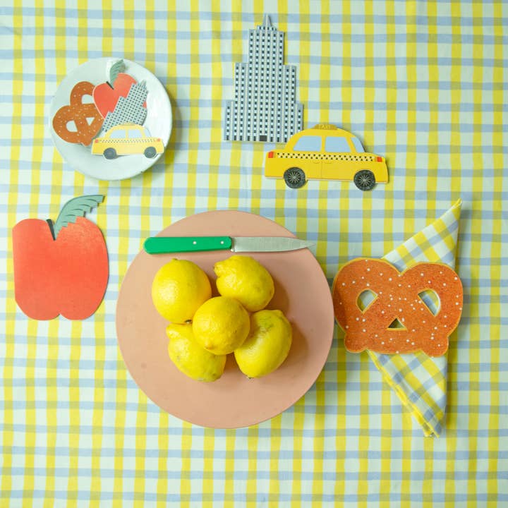 Isatopia – wholesale Vardagliga hälsningskort – Gult hyttkort - NYC Collection Die Cut2