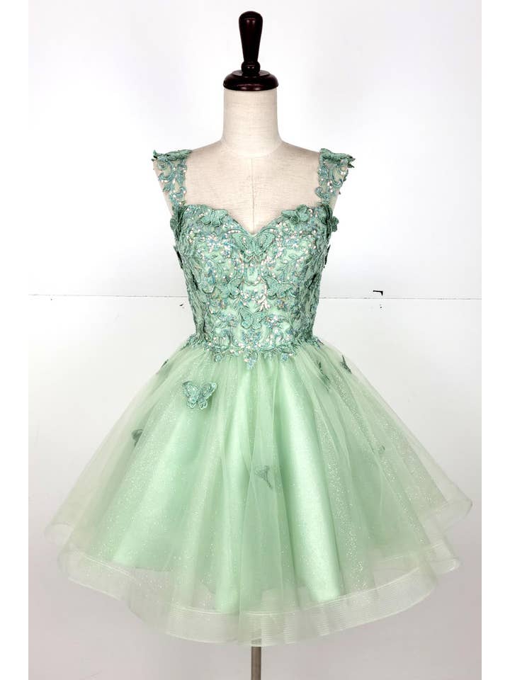 Chicas - Wholesale Dress - Women's - Over the Shoulder Dama Dress C3304