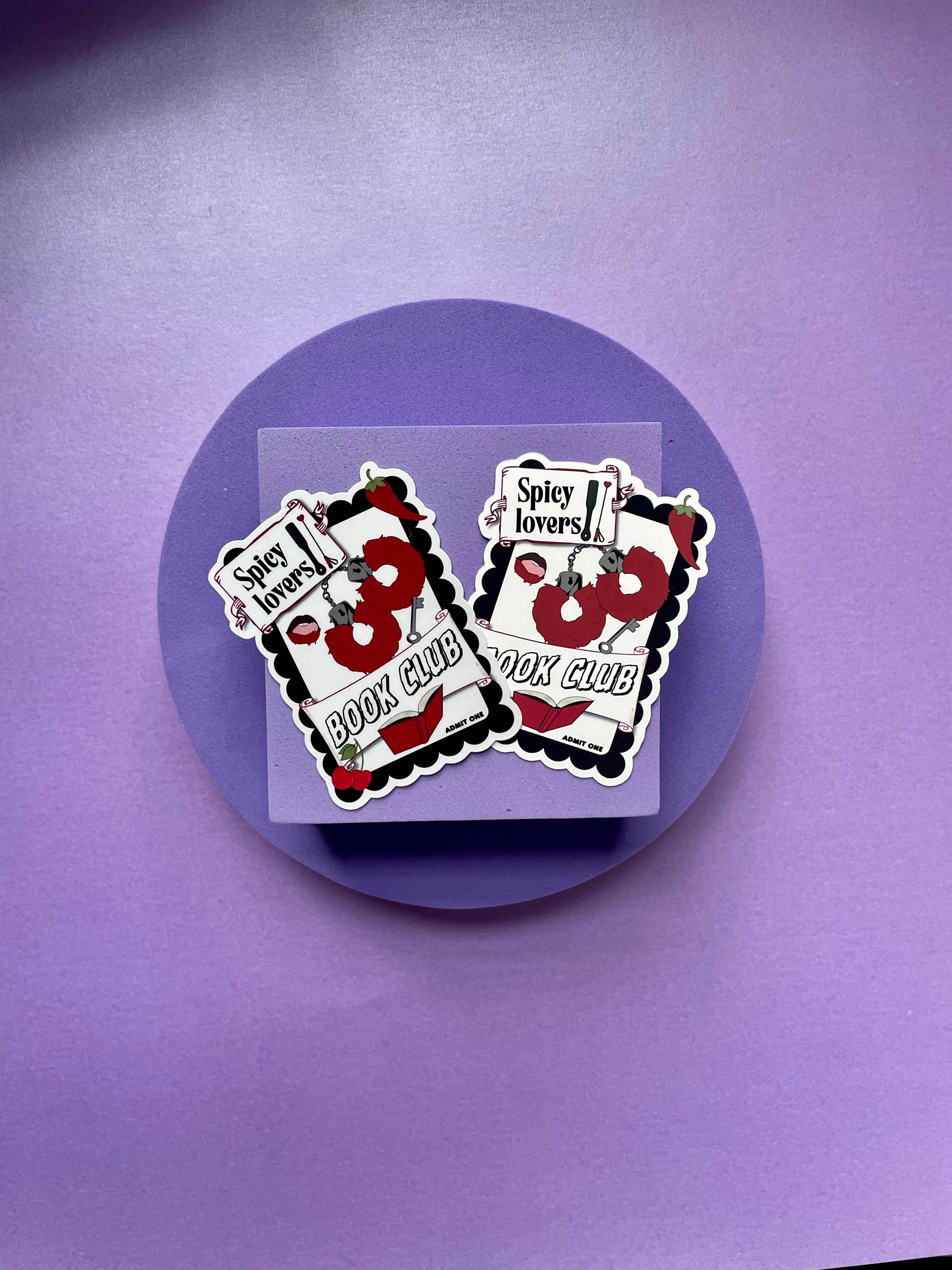 Motleyboo - Wholesale Sticker - Smut book lovers club die cut , kindle and laptop sticker4