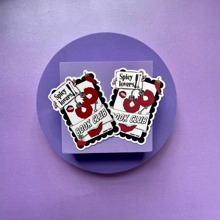 Motleyboo - Wholesale Sticker - Smut book lovers club die cut , kindle and laptop sticker4