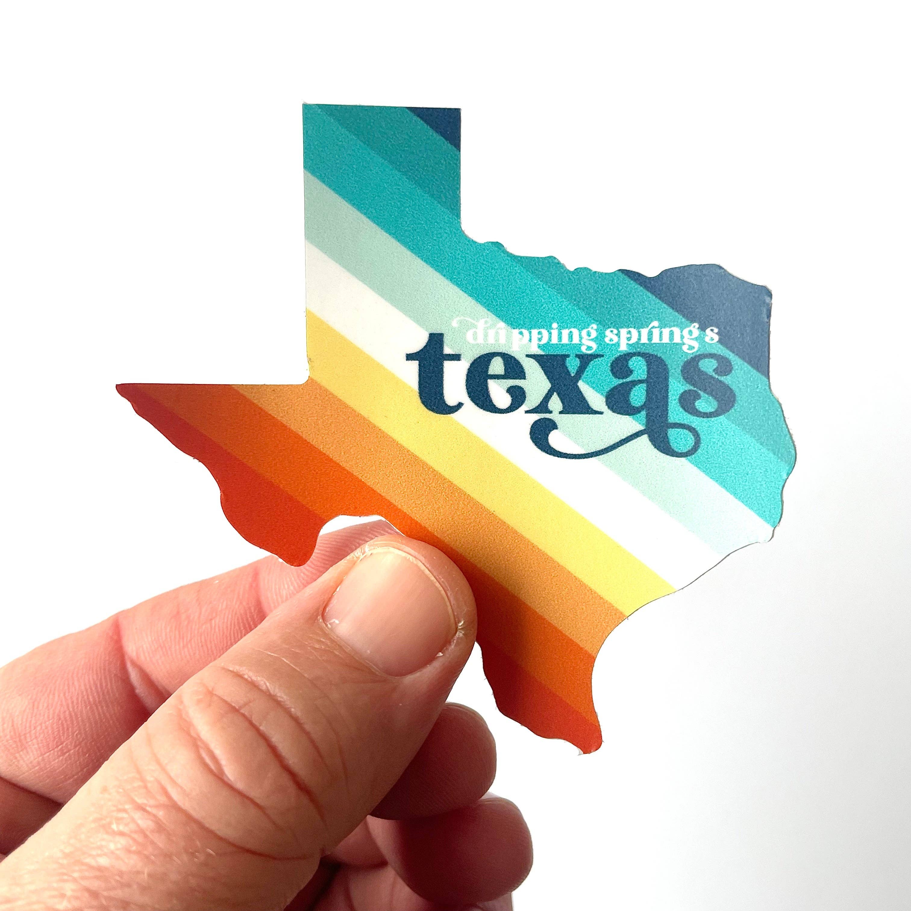 Hemlock & Heather - Wholesale Sticker - Custom Retro Texas Sticker1