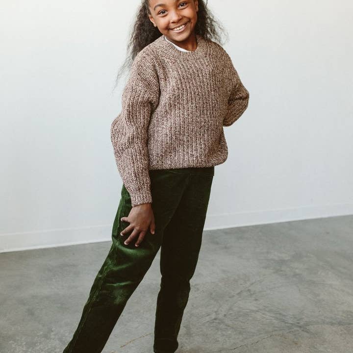 JERSEY DE PUNTO GRUESO PARA NIÑO GRANDE | CORTEZA para venta al por mayor de goumikids