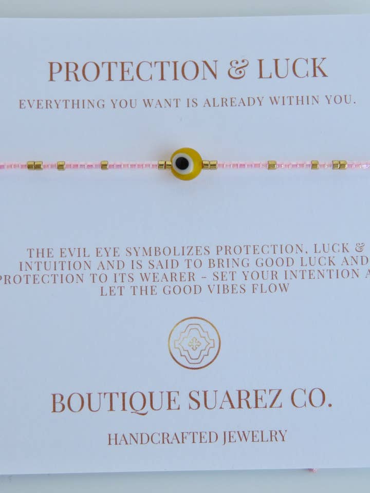 Delmira Evil Eye Bracelet for wholesale by Curated By Suarez