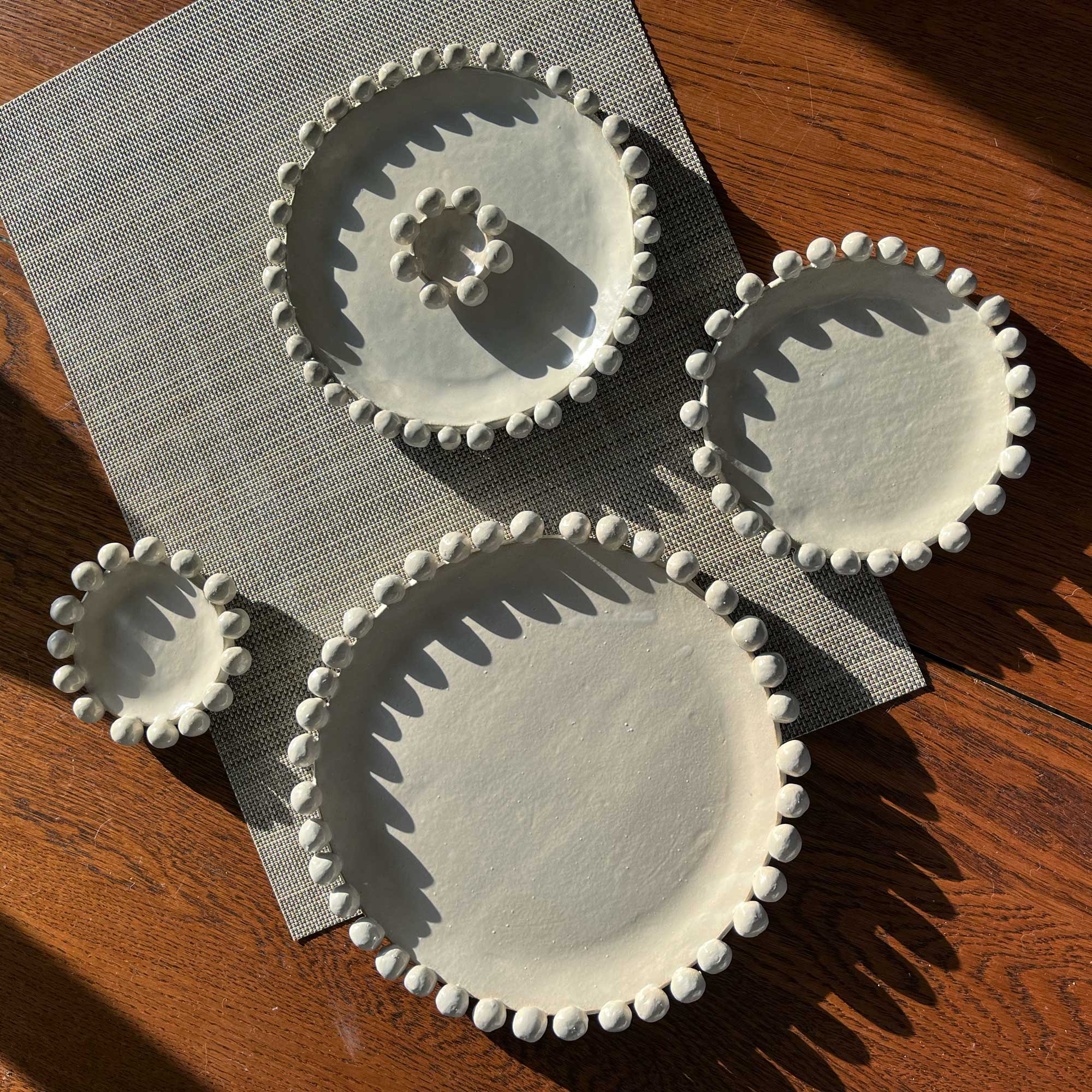 Salto - Wholesale Serving Plate - Beaded Plates3