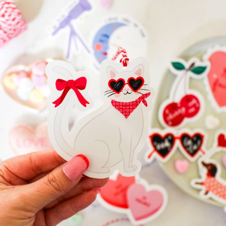 Julia Kestner Designs - Wholesale Gift Tag - Smitten Kitten Gift Tags (Set of 8)3