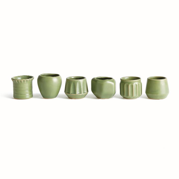 Napa Home & Garden - Wholesale Plant Pot - Dezie Mini Pots, Green