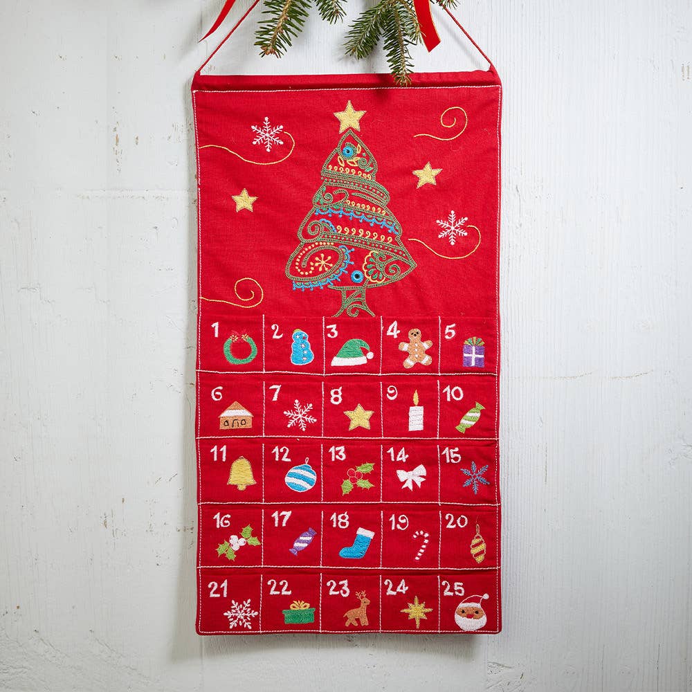 SERRV International - Wholesale Advent Calendar - Christmas Countdown Pocket Advent Calendar1