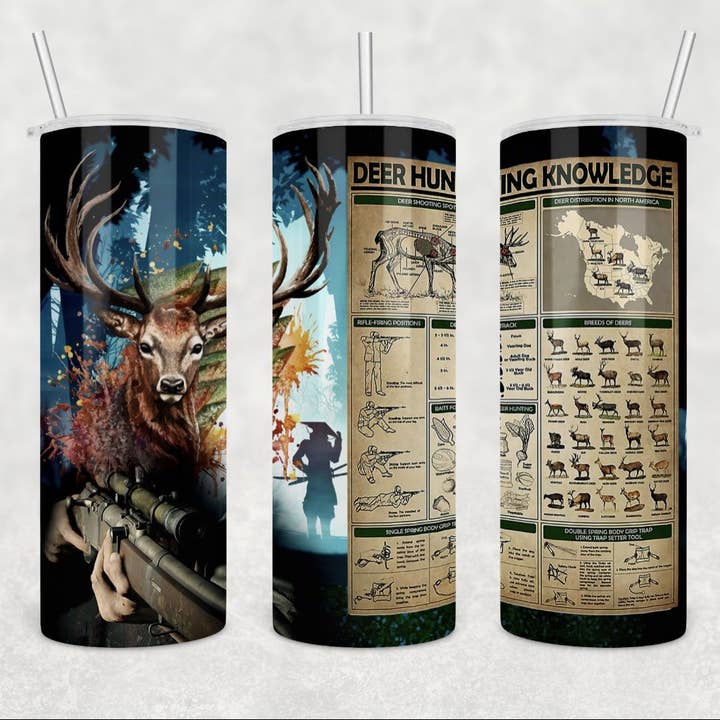 Hirschjagd Wissen Tumbler für den Großhandel von Totally Tumblers LLC