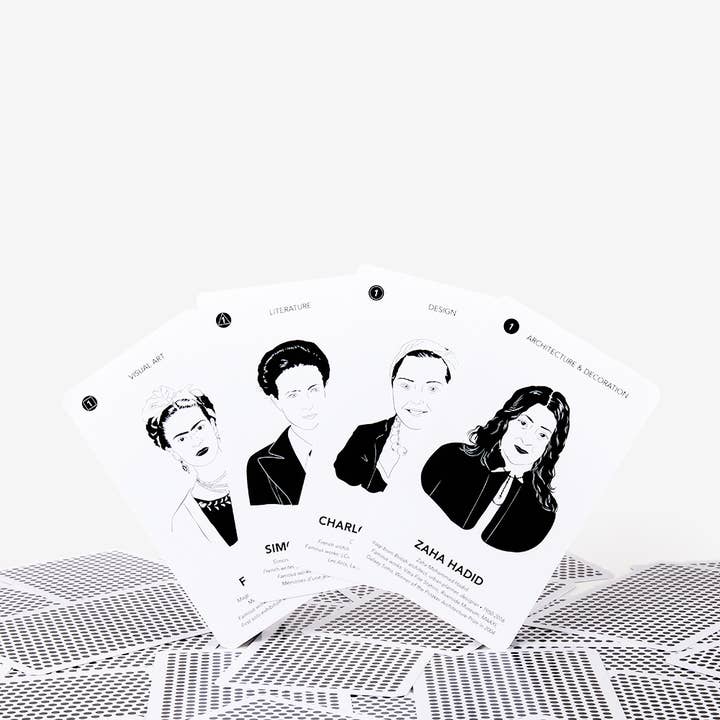 Cinqpoints - Wholesale Card Game - Iconic Women in Art Playing Cards Game Christmas Gift1
