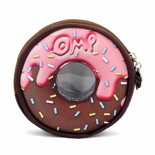 Oh mijn pop! Choconut ronde portemonnee, bruin voor wholesale door KARACTERMANIA