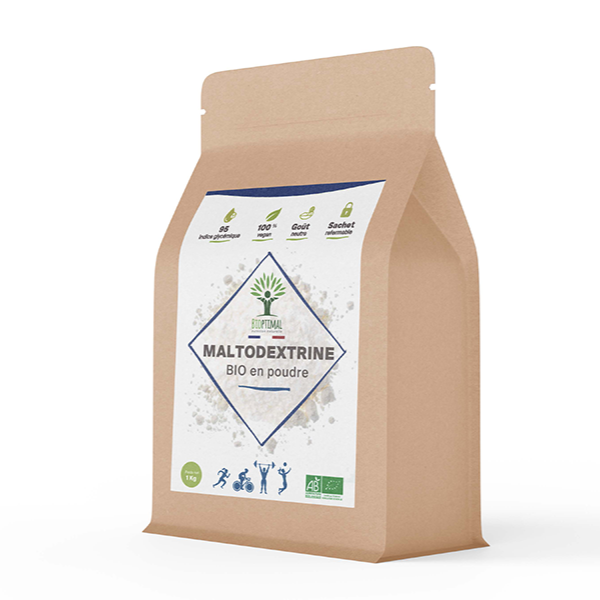 Bioptimal - Vente Poudres protéinées/superaliments - Maltodextrine Bio en Poudre Vegan Conditionné en France0
