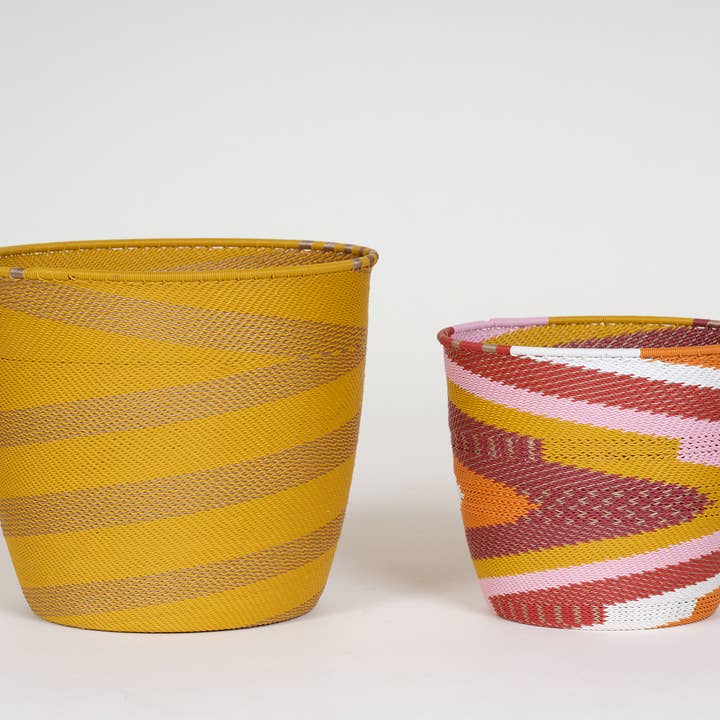 AS'ART a sense of crafts - Wholesale Plant Pot - Woven telephone wire pots/cups, Mix&Match colors17
