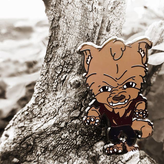 D. Kerper Arts - Wholesale Lapel Pin/Button - Enamel Pin - Wolfie