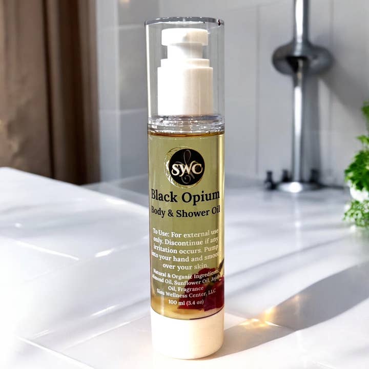 SWC Sisu Wellness Center - Wholesale Bath/Body Oil - Black Opium Body Oil8
