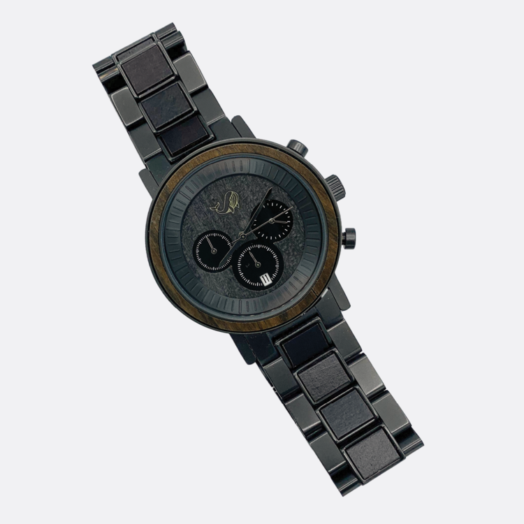 Oliver and the Sea - Wholesale Wrist Watch - Men's - Wood Watch w/Genuine Wood - the "Marlin"2