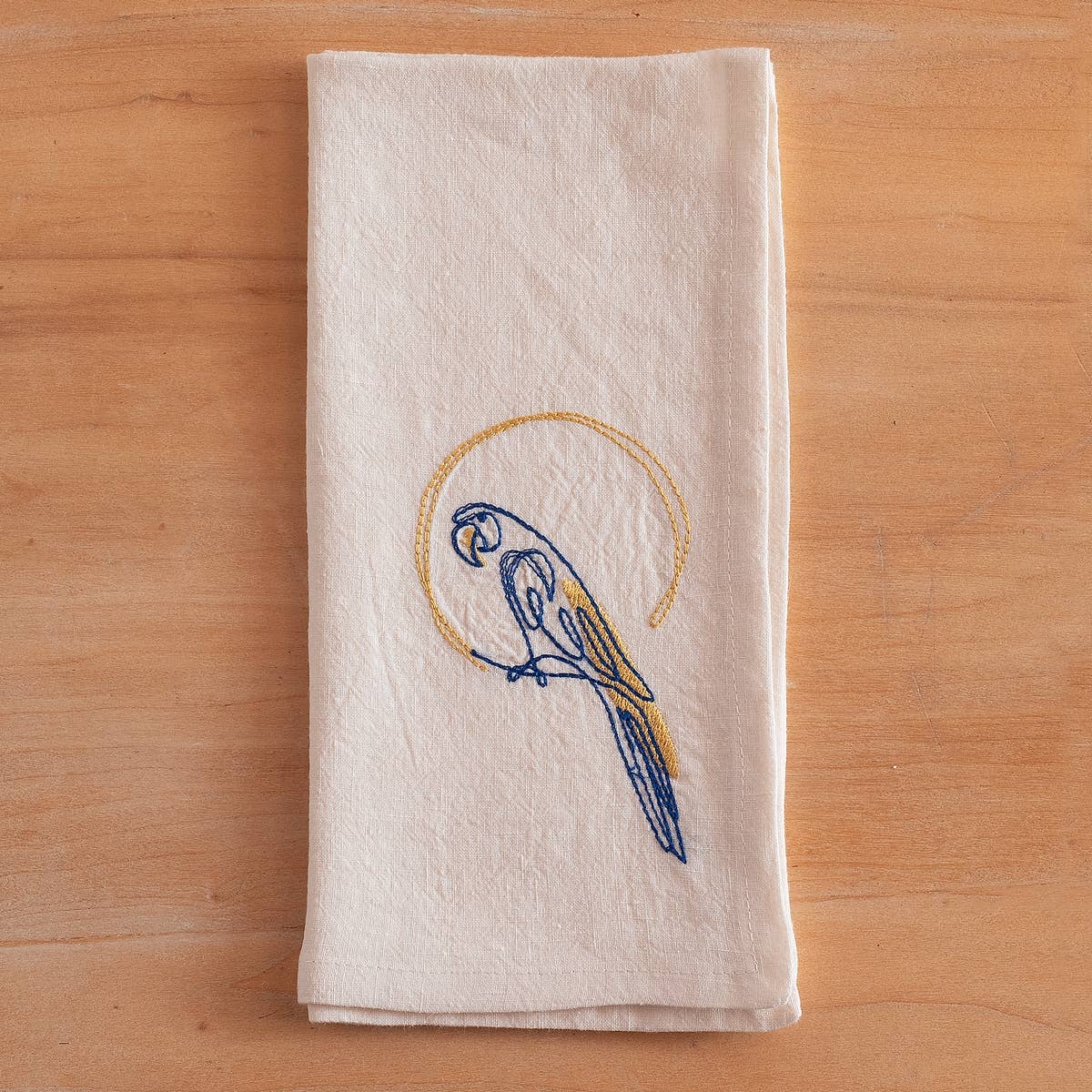 BUSATTI - Wholesale Dinner & Cloth Napkin - ITALIAN GARDEN - Set of 2 embroidered napkins12