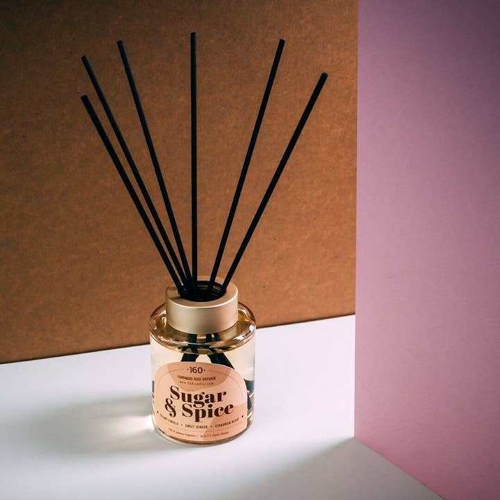 160candles.com - Wholesale Reed Diffuser - Sugar & Spice Reed Diffuser 100ml3