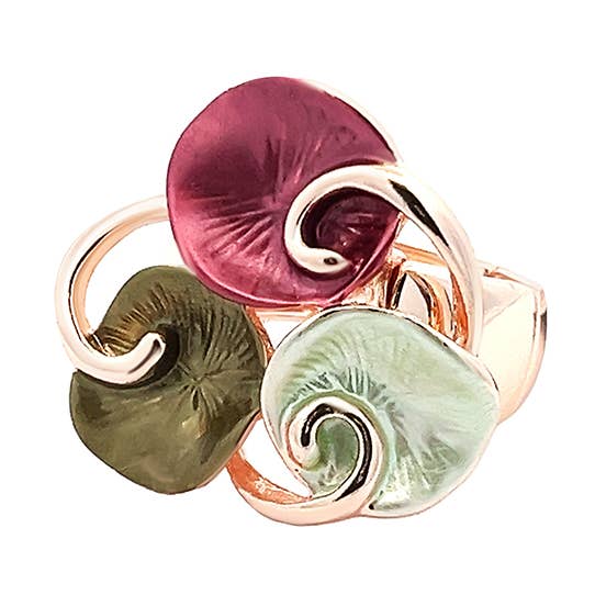 Bague élastique en forme de fleur - SW23456E177 pour la vente par AMORINO SRL