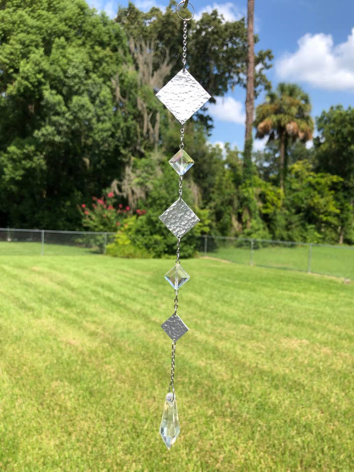 Cascading Diamonds Sun-Catcher for wholesale by The Imprint Duo