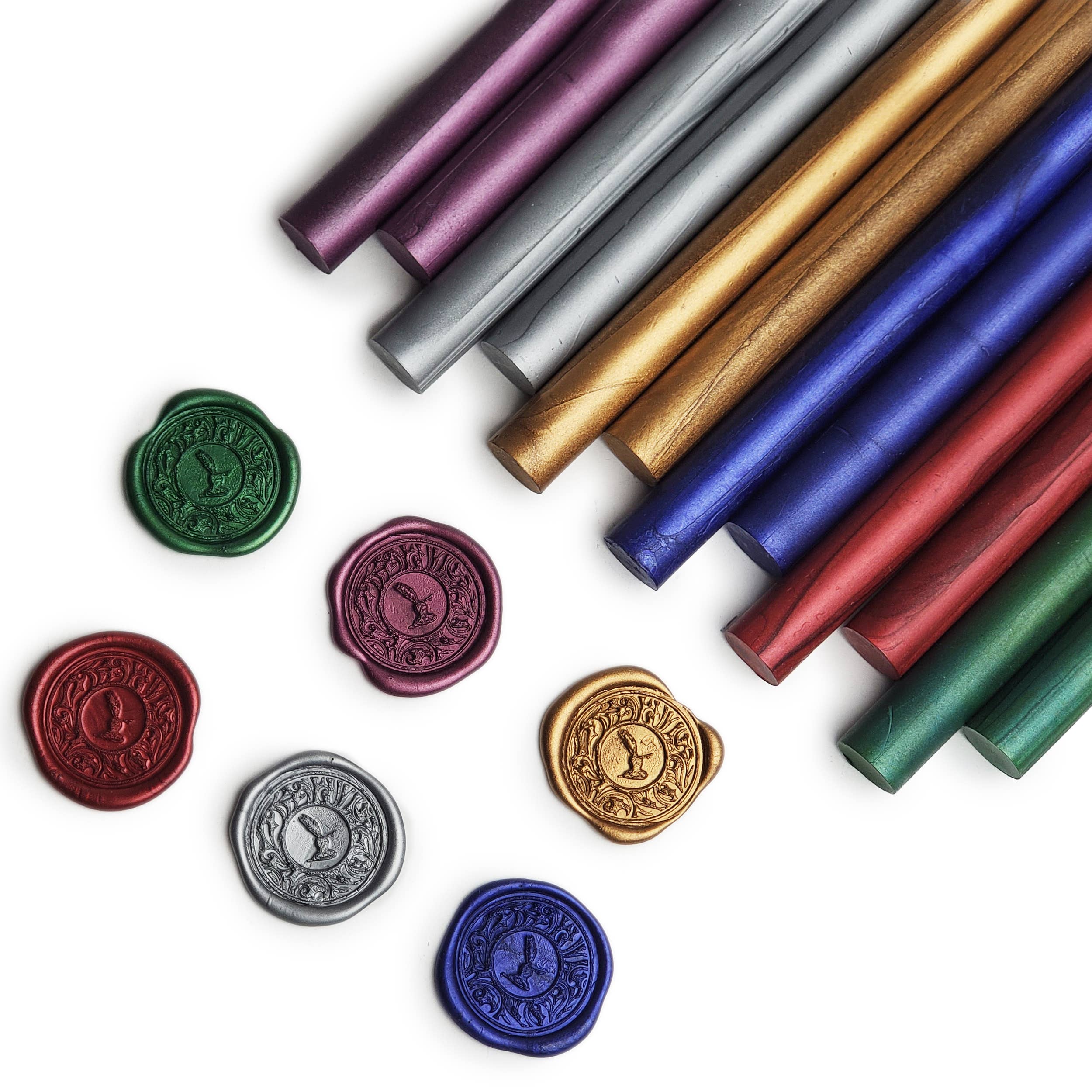 Freund Mayer & Co. - Wholesale Sealing Wax - Glue Gun Premium Sealing Wax Assortment Pk of 12-multi color2