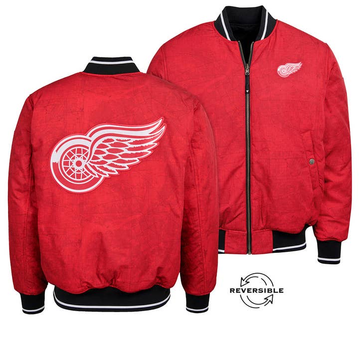 Detroit Red Wings Reversible Bomber for wholesale by FE