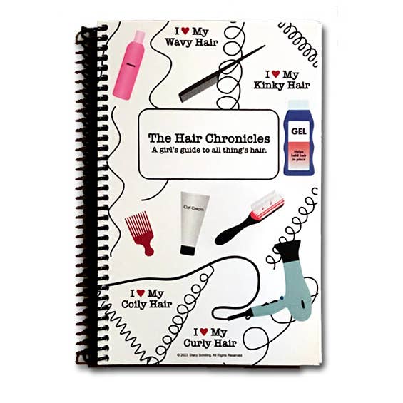 The Hair Chronicles (journal) for wholesale by The Frizz Girls