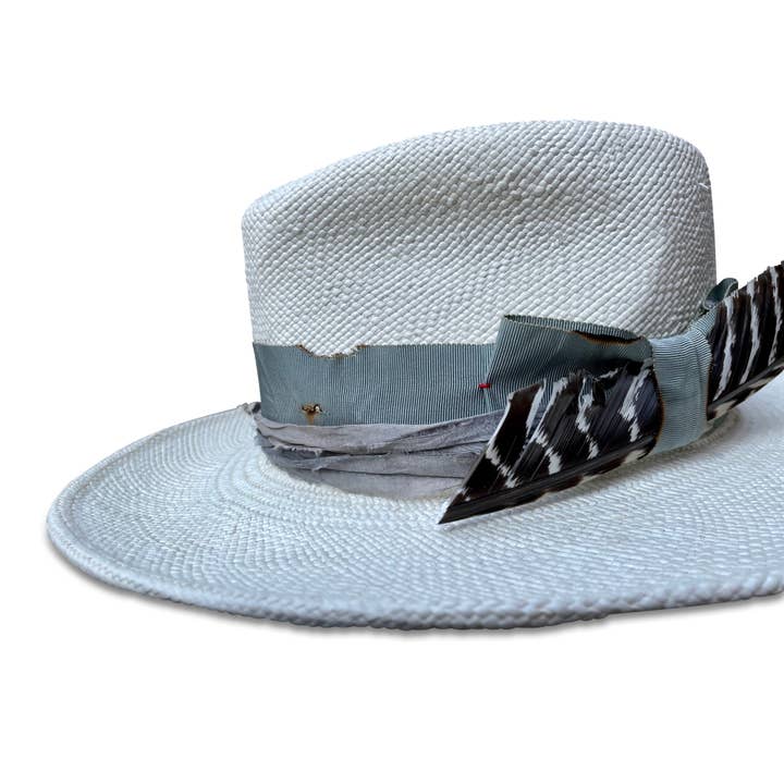 Bleach Panama Super Pinch - Straw Fedora for wholesale on Faire