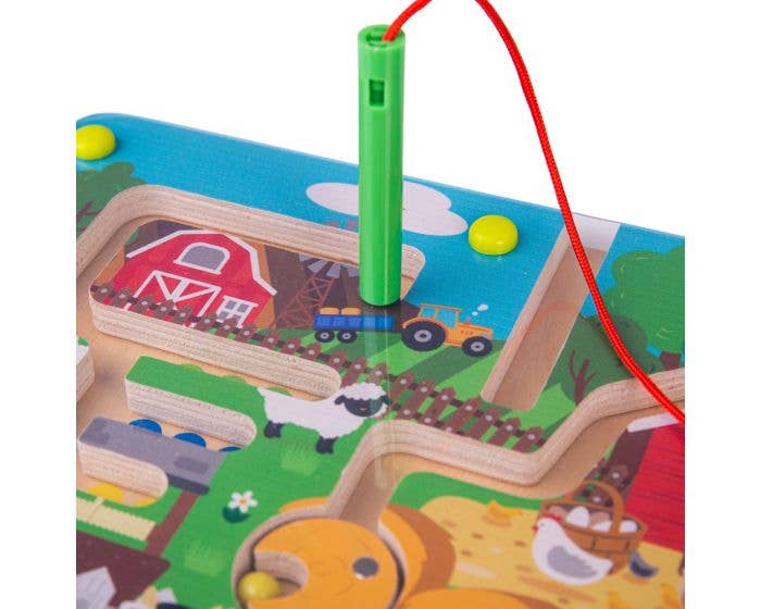 Bigjigs Toys - Wholesale Puzzle - Kids - Farmyard Maze Puzzle1