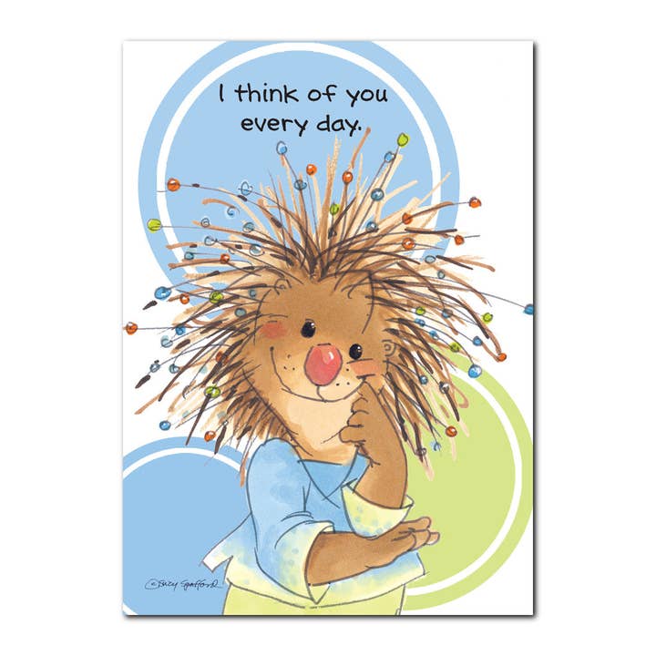 Cartão de Encorajamento Penélope Pensativo por atacado de Suzy's Zoo Store