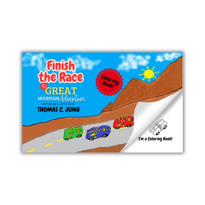 Cahier de coloriage Terminez la course pour la vente par Jung Works