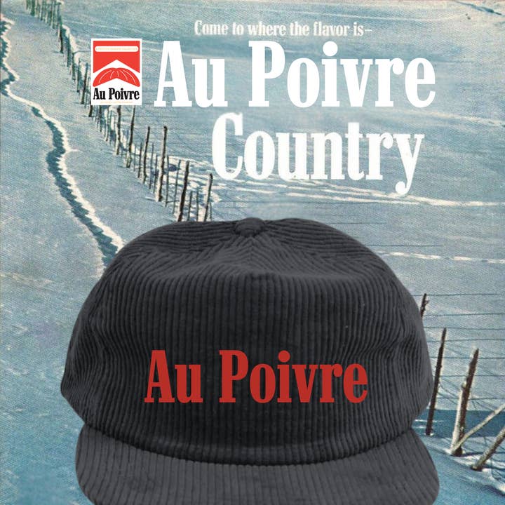 Snapback en velours côtelé au poivre pour la vente par Craft MFG